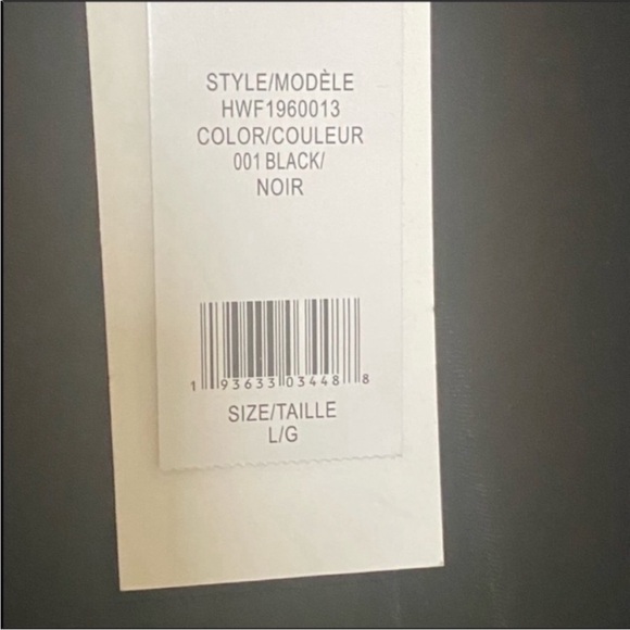 NWT H Halston Velvet Pants - Black - Picture 5 of 8